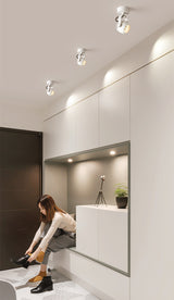 Ceiling Led Spot Lights Lamp Round Nordic 5W 10W Adjustable 220v Angle Home/Commercial Anti-Glare Folding Rotary Downlight Store