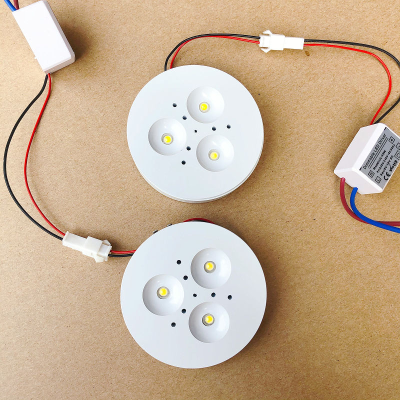 LED cabinet light 3*3W LED downlight AC85-265V Mini LED lamp white or Warm white