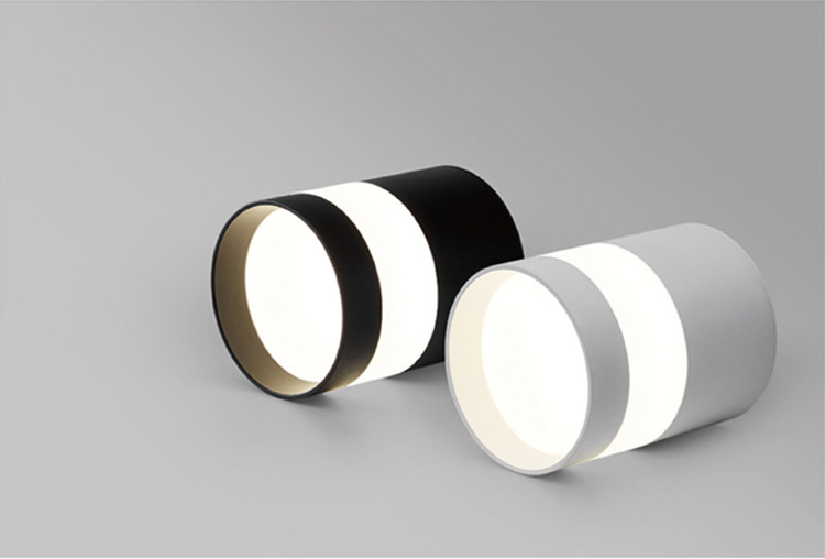 ACETIDE Surface Mounted LED Downlight Round Ceiling Downlight Black/White Soft Light Led Spot Lights Ceiling Fixtures