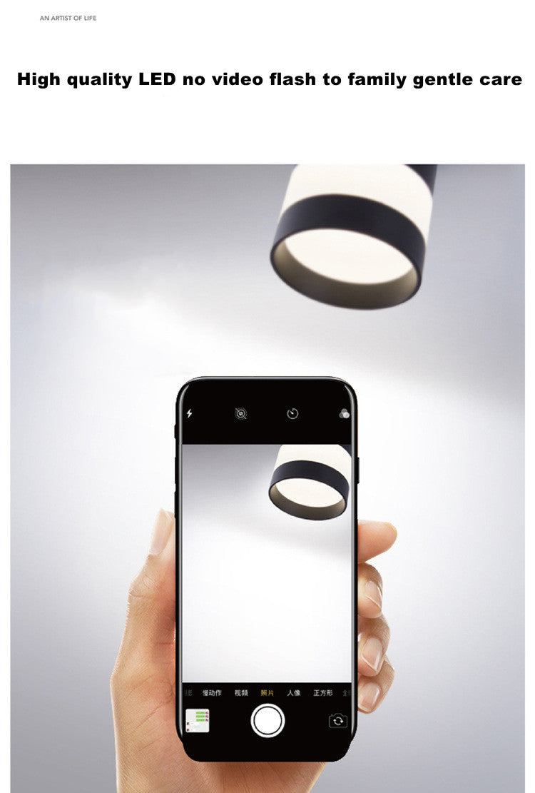 ACETIDE Surface Mounted LED Downlight Round Ceiling Downlight Black/White Soft Light Led Spot Lights Ceiling Fixtures