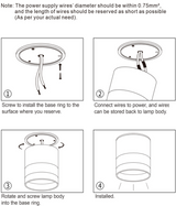 ACETIDE Surface Mounted LED Downlight Round Ceiling Downlight Black/White Soft Light Led Spot Lights Ceiling Fixtures