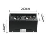 Dimmable 20W Square 6x LED Downlights 110V 220V LED Recessed Ceiling Lamps Down Light for Clothing Shoes Shop Stores