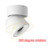 Led Surface Mounted Ceiling Downlight Adjustable 90 degrees Nordic 10W Spot light for indoor Foyer,Living Room AC 90-260V