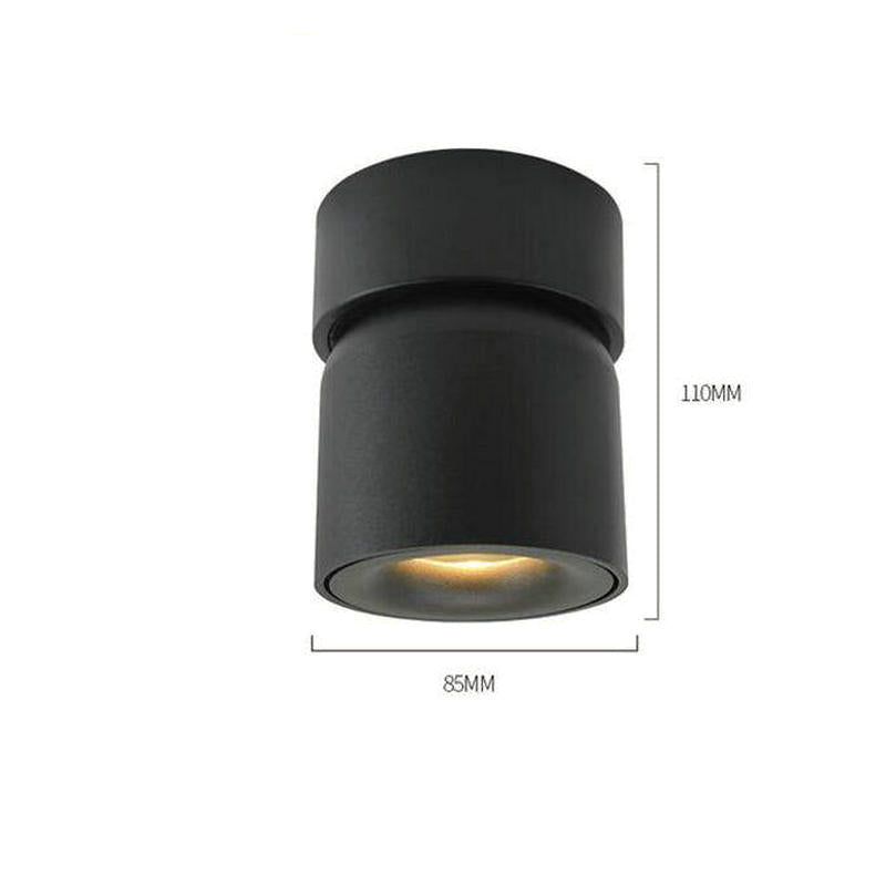 Led Surface Mounted Ceiling Downlight Adjustable 90 degrees Nordic 10W Spot light for indoor Foyer,Living Room AC 90-260V