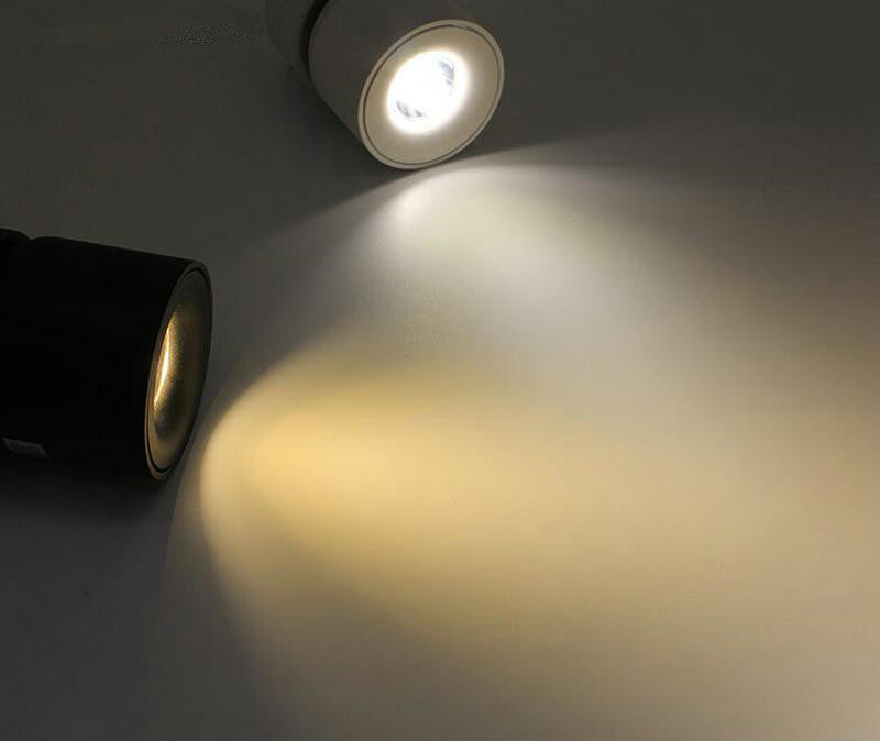 Led Surface Mounted Ceiling Downlight Adjustable 90 degrees Nordic 10W Spot light for indoor Foyer,Living Room AC 90-260V