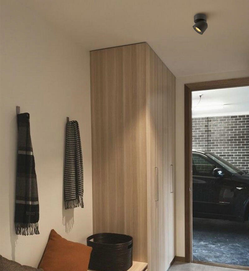 Led Surface Mounted Ceiling Downlight Adjustable 90 degrees Nordic 10W Spot light for indoor Foyer,Living Room AC 90-260V