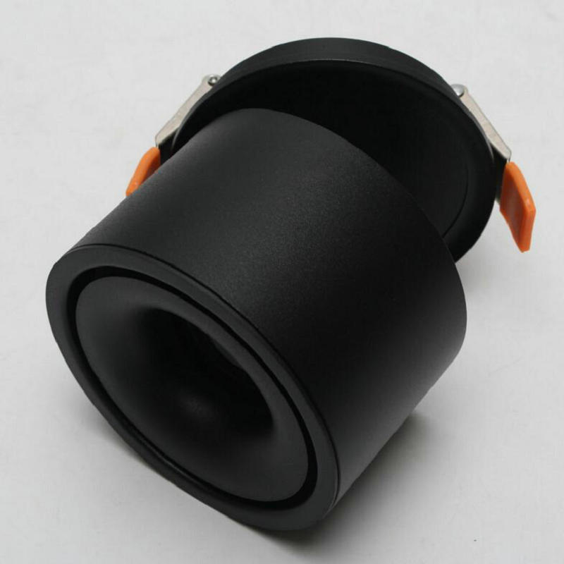 360 degree rotation Round LED Downlight 10W 15W Aluminum AC110V 220V LED Down Light Ceiling Recessed Spot Light