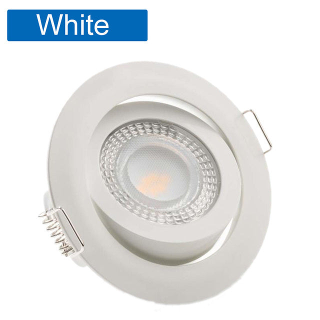 LED Downlight Ceiling Lamp Round Recessed Living Room Indoor Home Spotlight 5W 7W Light Warm Cold White Ultra Thin AC85-265V
