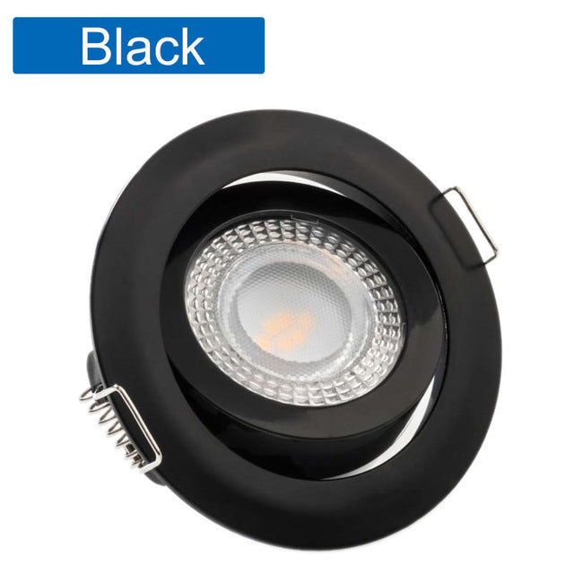 LED Downlight Ceiling Lamp Round Recessed Living Room Indoor Home Spotlight 5W 7W Light Warm Cold White Ultra Thin AC85-265V