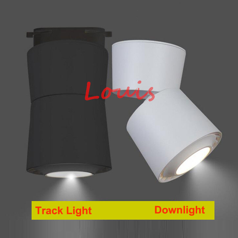 LED Downlights 15W 20W COB LED Ceiling Lamps Adjustable 360 Rotatable ...