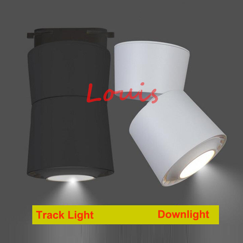 LED Downlights 15W 20W COB LED Ceiling Lamps Adjustable 360 Rotatable LED Track Lights Warm White AC110-220V