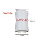 LED Downlights 15W 20W COB LED Ceiling Lamps Adjustable 360 Rotatable LED Track Lights Warm White AC110-220V