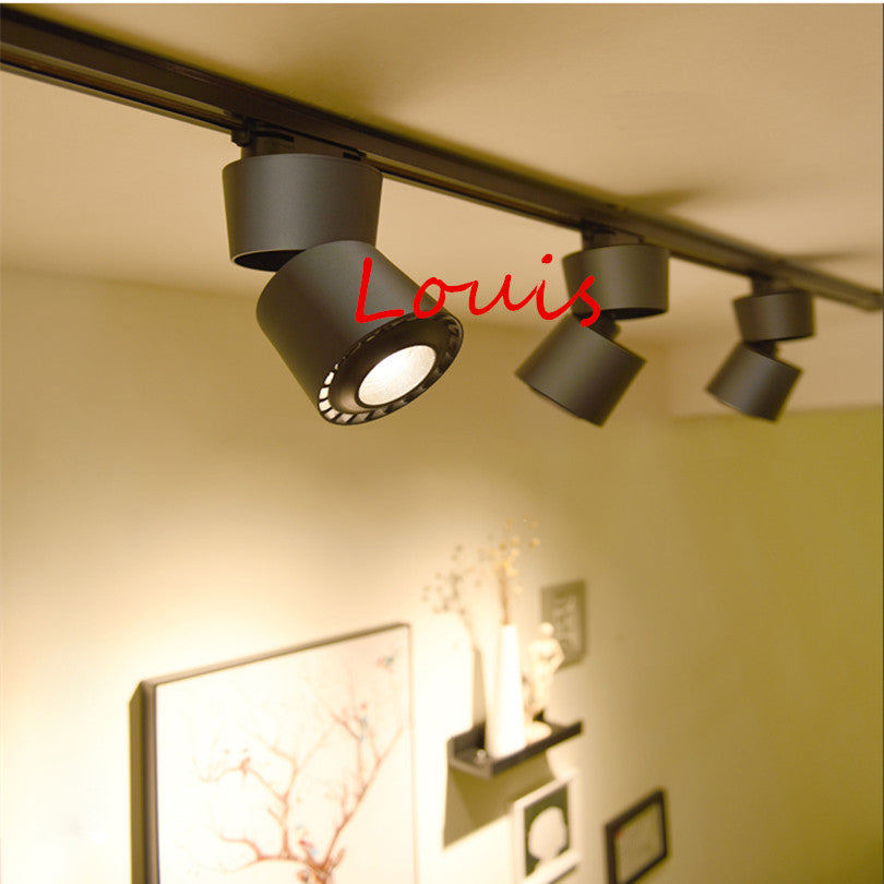 LED Downlights 15W 20W COB LED Ceiling Lamps Adjustable 360 Rotatable LED Track Lights Warm White AC110-220V