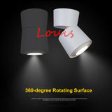 LED Downlights 15W 20W COB LED Ceiling Lamps Adjustable 360 Rotatable LED Track Lights Warm White AC110-220V