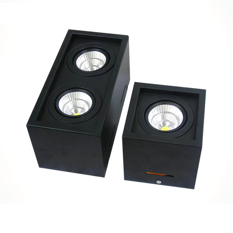Dimmable Led Downlight Ceiling Spot Light AC85-265V Surface Mounted 10W 20W Indoor Home Clothing Shop Stores Lighting