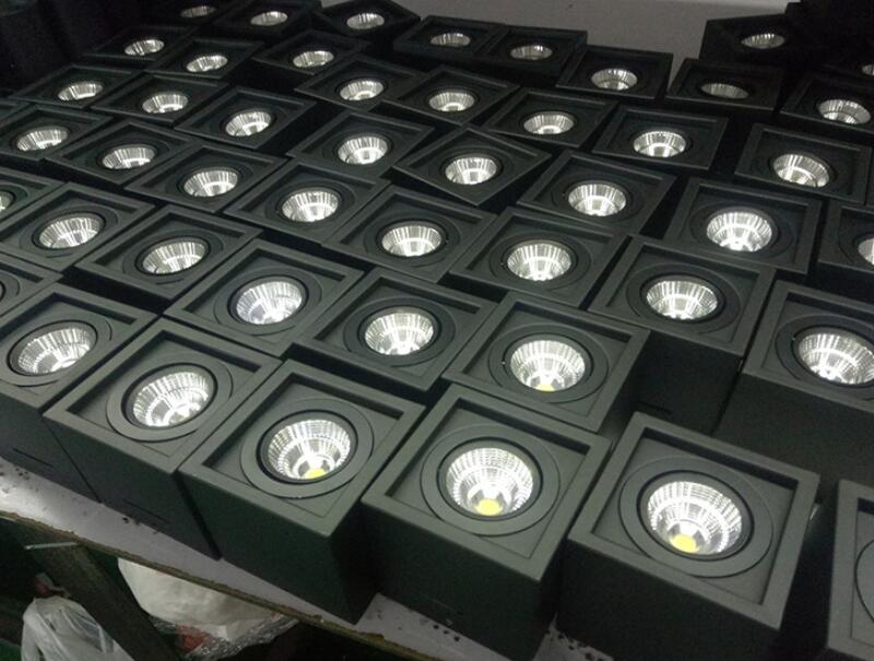 Dimmable Led Downlight Ceiling Spot Light AC85-265V Surface Mounted 10W 20W Indoor Home Clothing Shop Stores Lighting