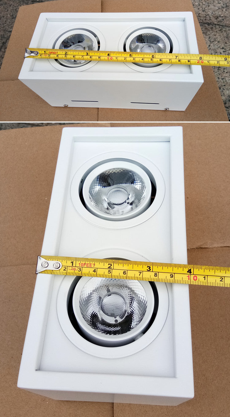 LED downlight AC85V-265V square 20W dimmable LED ceiling spot lighting lamp NO dimmable