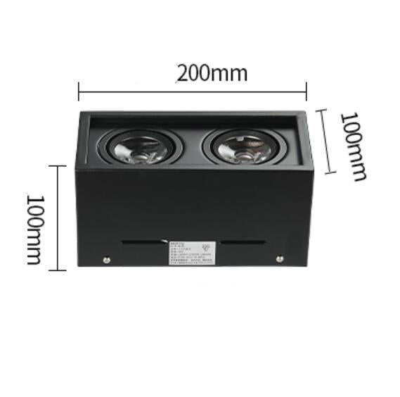 LED downlight AC85V-265V square 20W dimmable LED ceiling spot lighting lamp NO dimmable