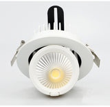 Dimmable Built-In Retractable Led Downlights 9W 12w 30w 35W AC220V Black/White Housing 360 Degree Rotatable Ceiling Spot Light