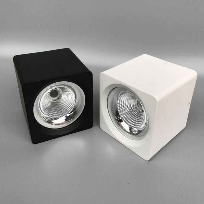 Surface Mounted 10W 15W 20W LED downlight Ceiling Lamps COB LED spot lights 110V 220V Ceiling Fixtures Lighting