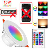 Tuya Bluetooth Mesh Smart 10W RGB Ceiling Light Color Changing Lampada RGB+W+WW Down Lamp Mesh Gateway LED Downlight