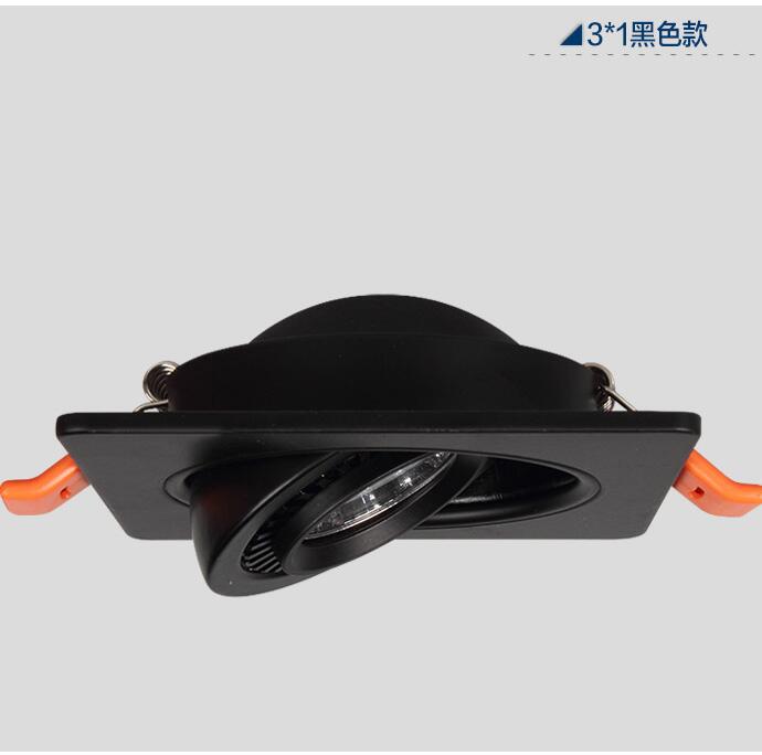 LED Downlights Square led lighting Lamp 3W 5W 7W COB Led downlights Warm/Cool White AC85-265V led lighting Lamp