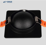 LED Downlights Square led lighting Lamp 3W 5W 7W COB Led downlights Warm/Cool White AC85-265V led lighting Lamp