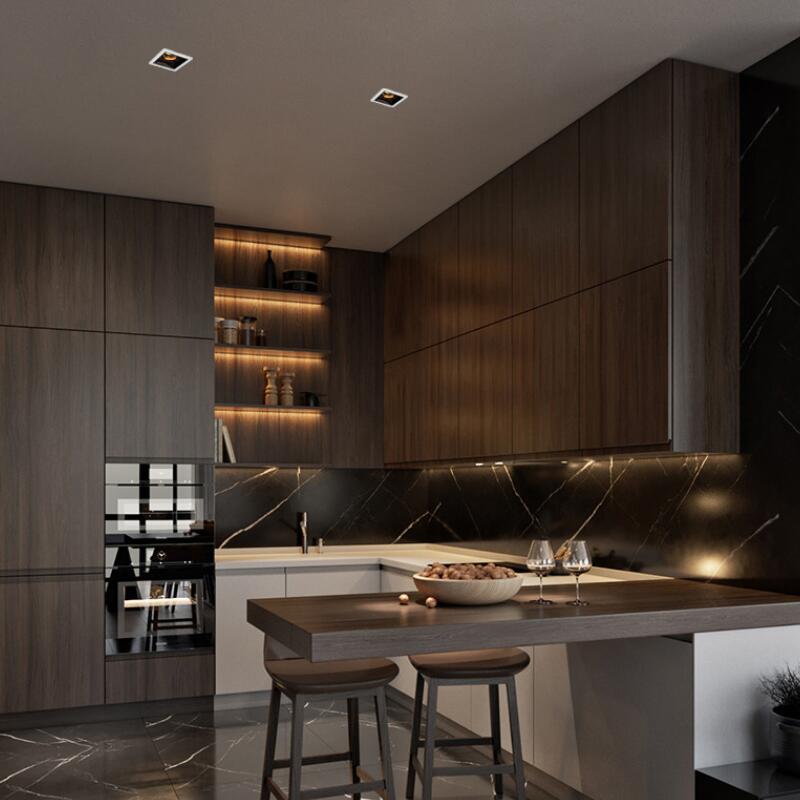 LED COB Ceiling Downlight 7W 10W 15W square LED Spot light AC85-265V For Home Lighting