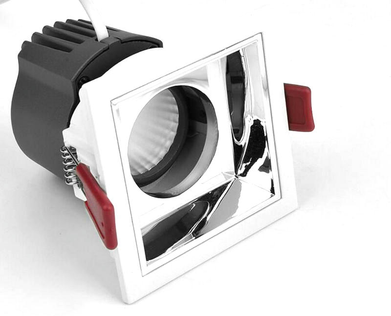 LED COB Ceiling Downlight 7W 10W 15W square LED Spot light AC85-265V For Home Lighting