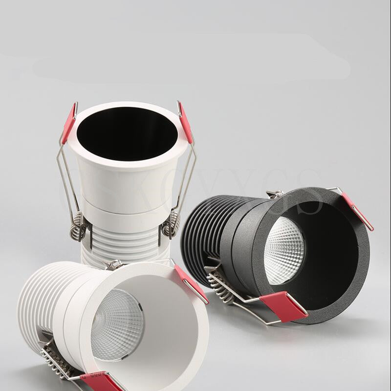 High Power 5W 7W COB LED Downlight Mini LED Spotlight LED Downlight Ceiling Lamps Corridor Ceiling Spot Bulb Lamps Dimmable