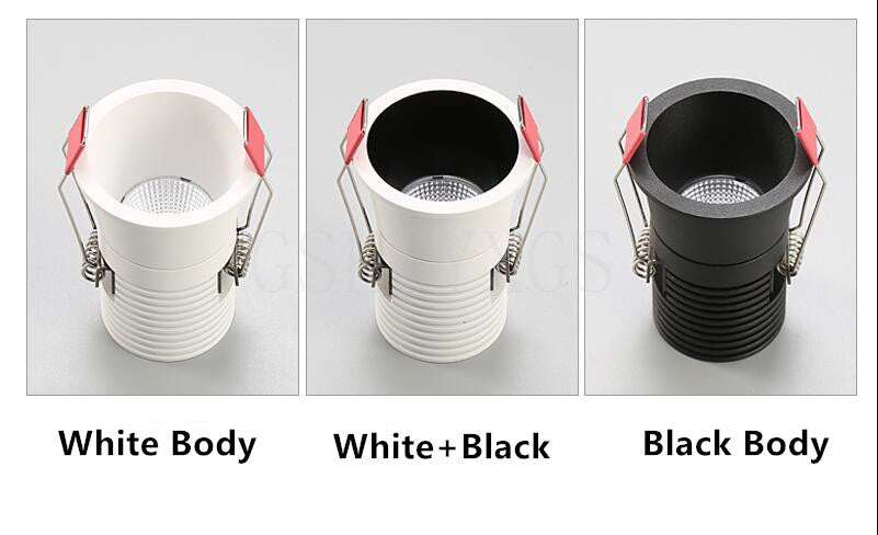 High Power 5W 7W COB LED Downlight Mini LED Spotlight LED Downlight Ceiling Lamps Corridor Ceiling Spot Bulb Lamps Dimmable