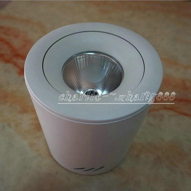 High quality black body White Body dimming LED downlight COB 10W 15W 20W Dimmable LED Spot light led ceiling lamp