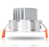 Dimmable Warm White/White/Cold White Silver/White shell COB 9W LED Downlight AC85-265V Recessed LED Down Lamp