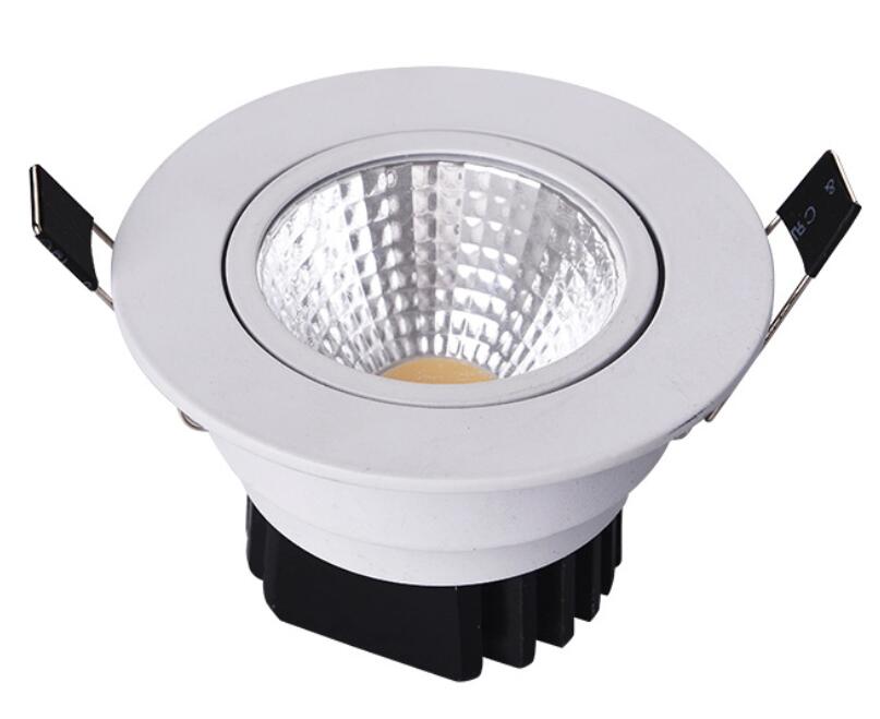 Dimmable Led downlight light COB Ceiling Spot Light 3W 5W 7W 9W 12W 85-265V ceiling recessed Lights Indoor Lighting