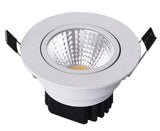 Dimmable Led downlight light COB Ceiling Spot Light 3W 5W 7W 9W 12W 85-265V ceiling recessed Lights Indoor Lighting
