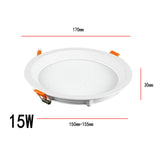 LED Downlight Lamp 6W 10W 15W 25W LED Spot 220V / 110V Ceiling Recessed Downlights Round Led Panel Light