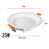 LED Downlight Lamp 6W 10W 15W 25W LED Spot 220V / 110V Ceiling Recessed Downlights Round Led Panel Light