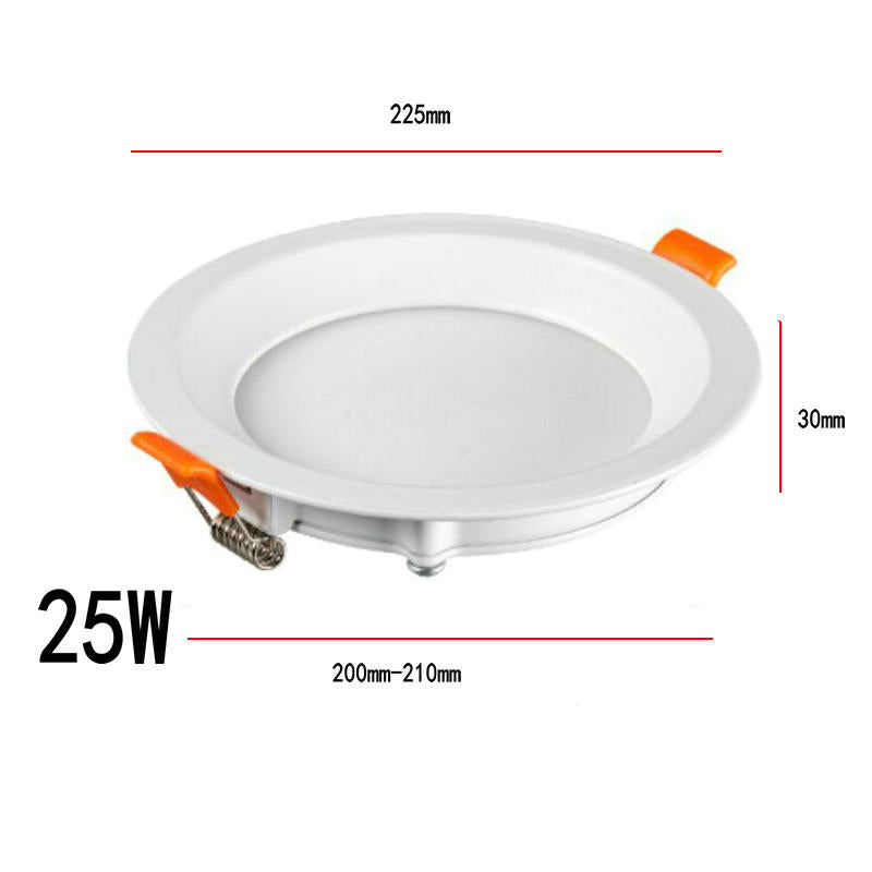 LED Downlight Lamp 6W 10W 15W 25W LED Spot 220V / 110V Ceiling Recessed Downlights Round Led Panel Light