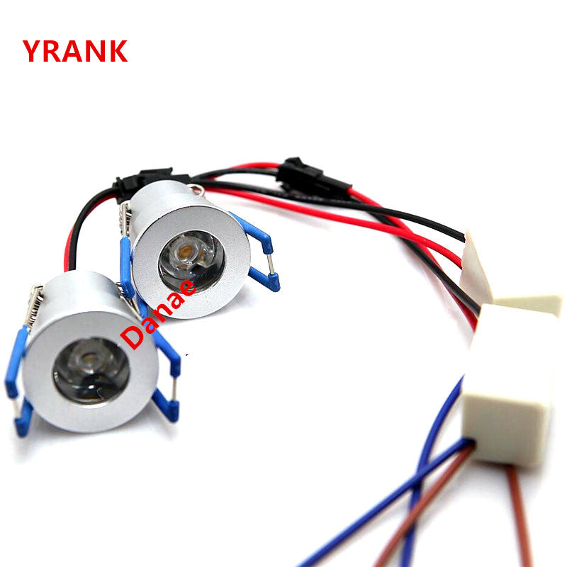 10pcs/lot Mini 3W LED Downlight Dimmable Warm Natural Cool White Recessed in Spotlight AC110V 220V LED Lamps