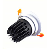 LED Downlight 3W 5W 7W 9W 12W 15W Thick aluminum Recessed LED Spot Lighting Bedroom Kitchen Indoor led down light lamp