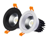 LED Downlight 3W 5W 7W 9W 12W 15W Thick aluminum Recessed LED Spot Lighting Bedroom Kitchen Indoor led down light lamp
