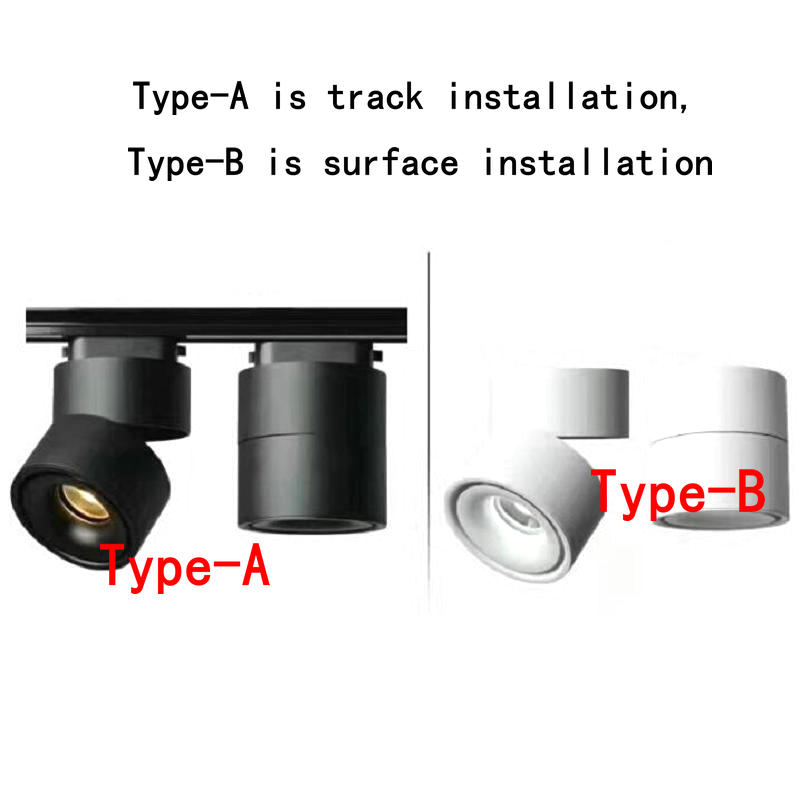 LED downlights Surface Mounted 10W 15W 20W COB Ceiling Spotlight 360 degree Rotation Ceiling Downlight White AC85-265V