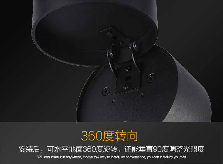 LED downlights Surface Mounted 10W 15W 20W COB Ceiling Spotlight 360 degree Rotation Ceiling Downlight White AC85-265V