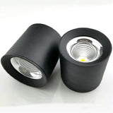 LED Panel Light Surface Mounted leds 12W 15W 20W Square/Round Downlight ceiling down AC110V-240V lampada lamp