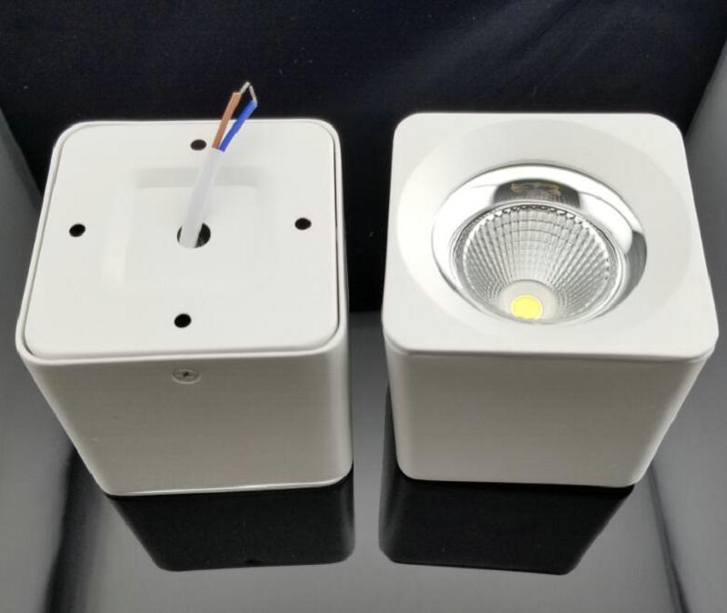 LED Panel Light Surface Mounted leds 12W 15W 20W Square/Round Downlight ceiling down AC110V-240V lampada lamp