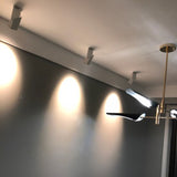 Modern LED Track Light 7W 12W COB LED Ceiling Spotlights Surface Mounted Downlight Fixtures For Living Room Backgound Shop Cafe