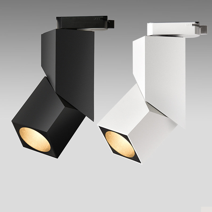 Modern LED Track Light 7W 12W COB LED Ceiling Spotlights Surface Mounted Downlight Fixtures For Living Room Backgound Shop Cafe