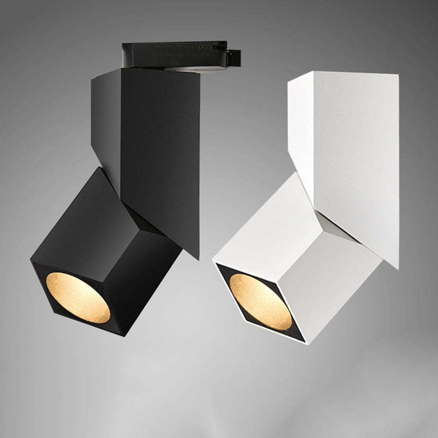 Modern LED Track Light 7W 12W COB LED Ceiling Spotlights Surface Mounted Downlight Fixtures For Living Room Backgound Shop Cafe