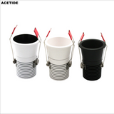 Circular Anti Glare Dimmable LED Downlights 5W 10W Ceiling Spot Lights Warm Cold White Background Lamps Indoor Light