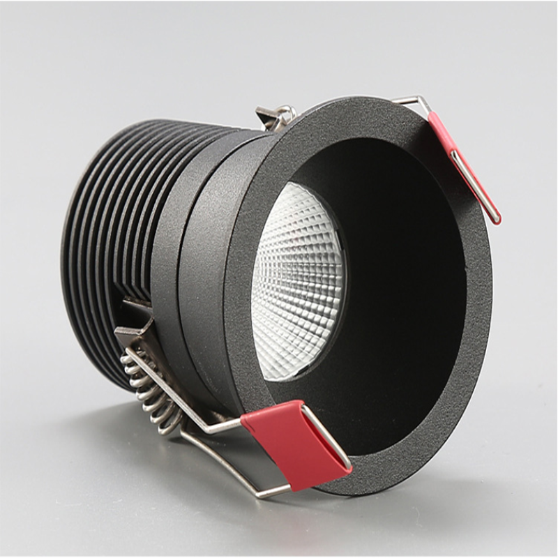 Circular Anti Glare Dimmable LED Downlights 5W 10W Ceiling Spot Lights Warm Cold White Background Lamps Indoor Light